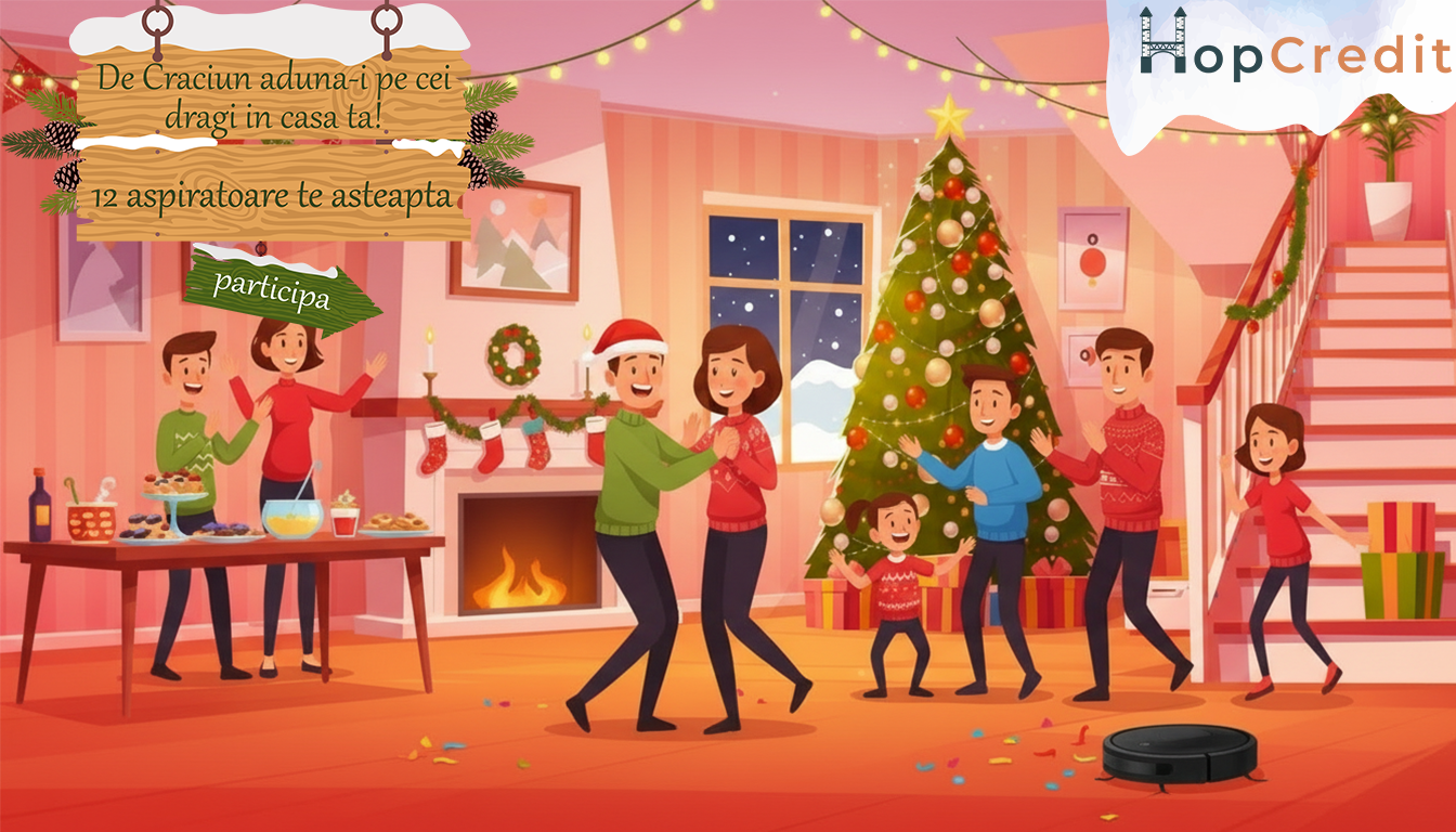 Campanie Craciun HopCredit - 12 aspiratoare te asteapta